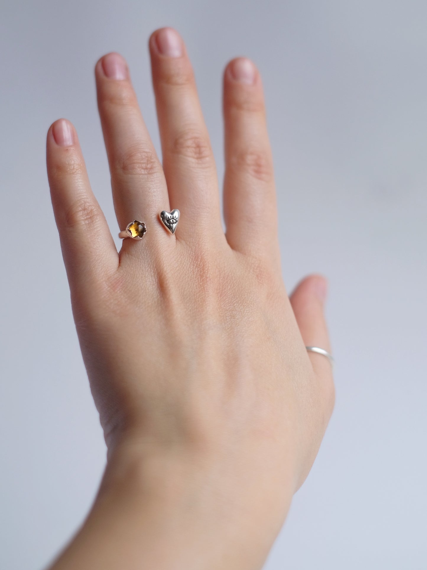 Ring "Looking heart"