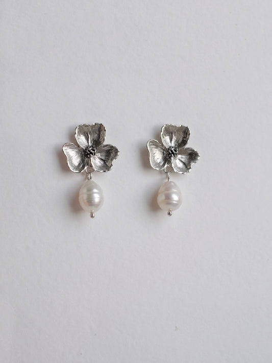 Сережки "Фіалка"