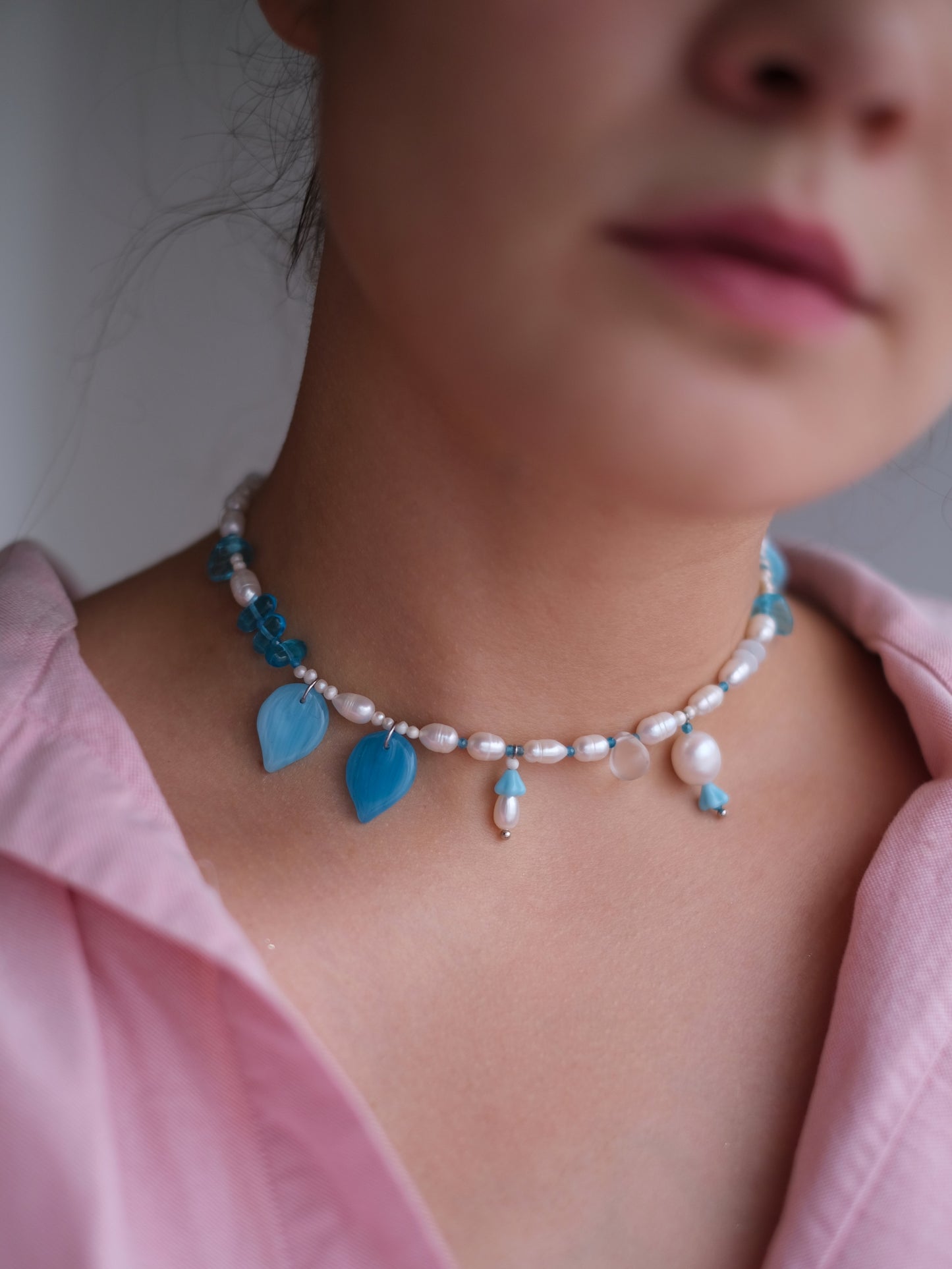 Necklace "Sky"