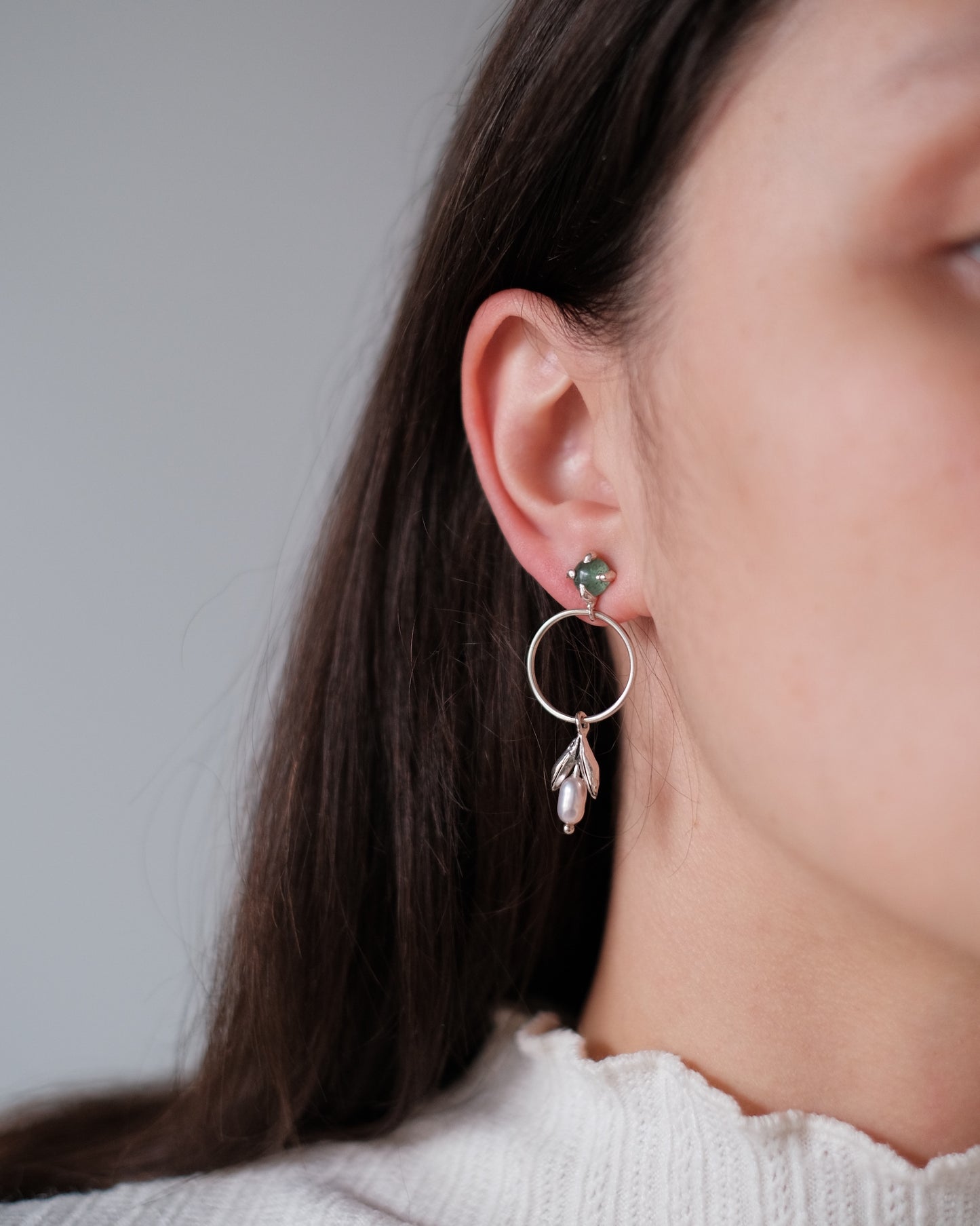 Earrings "Povitryani kvity"