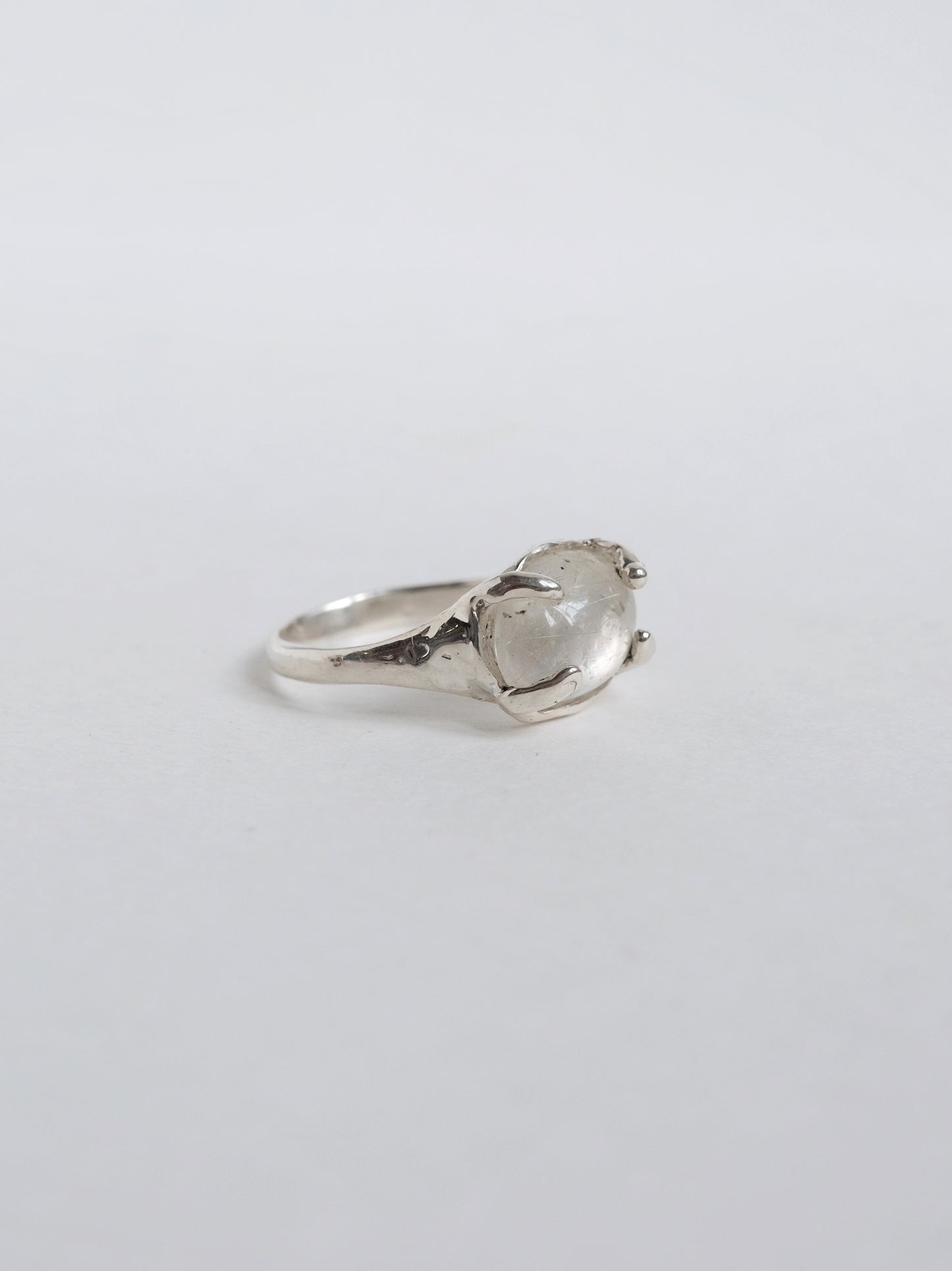 Ring with "Rutile quartz"