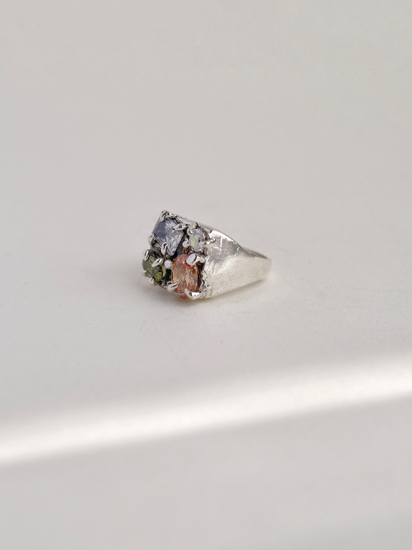 Ring "Cheerful square"