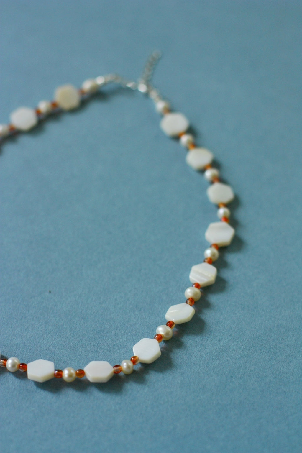 Necklace "Honeycombs"