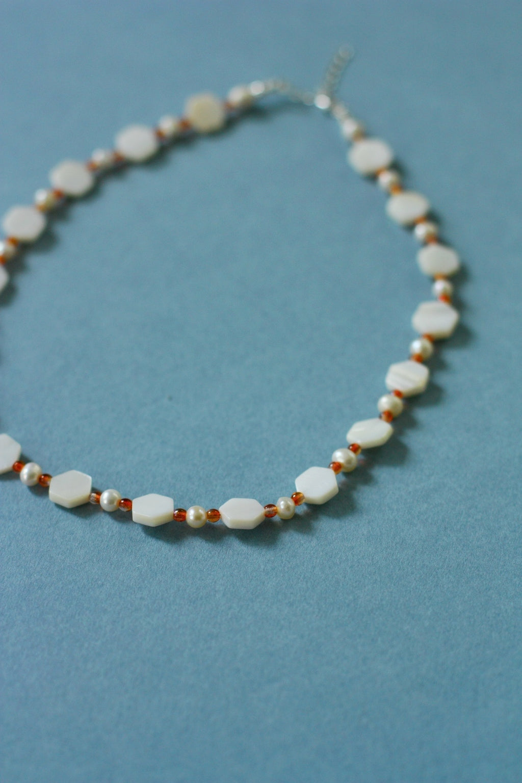 Necklace "Honeycombs"