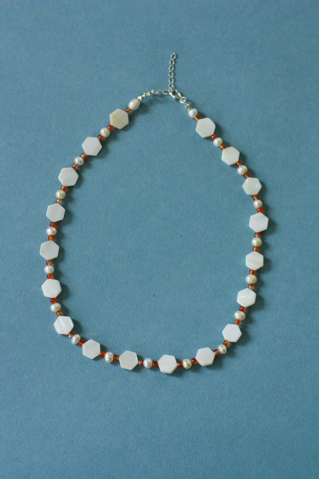 Necklace "Honeycombs"
