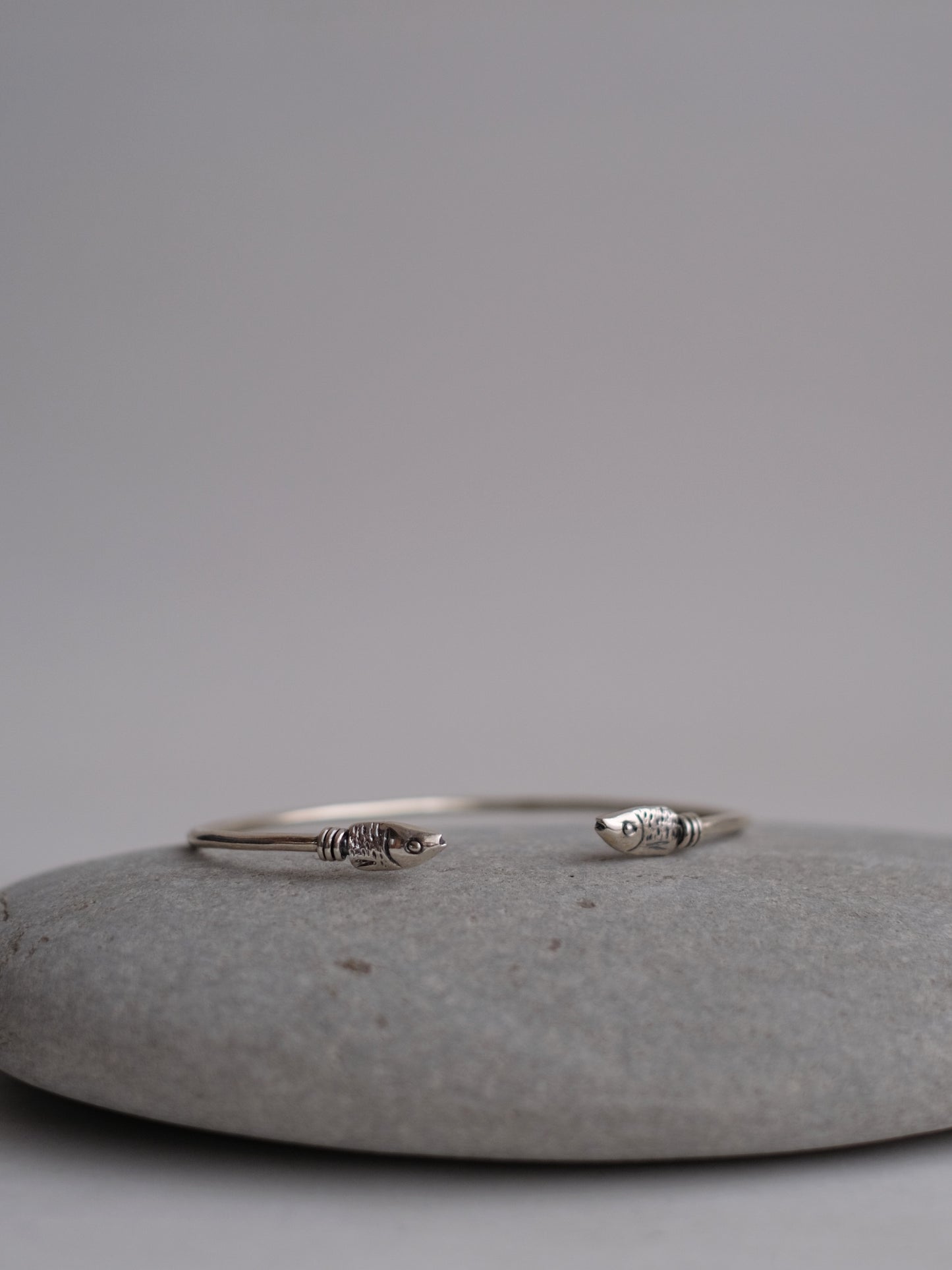 Bracelet "Kilki" - Sterling Silver Fish Bracelet Handmade