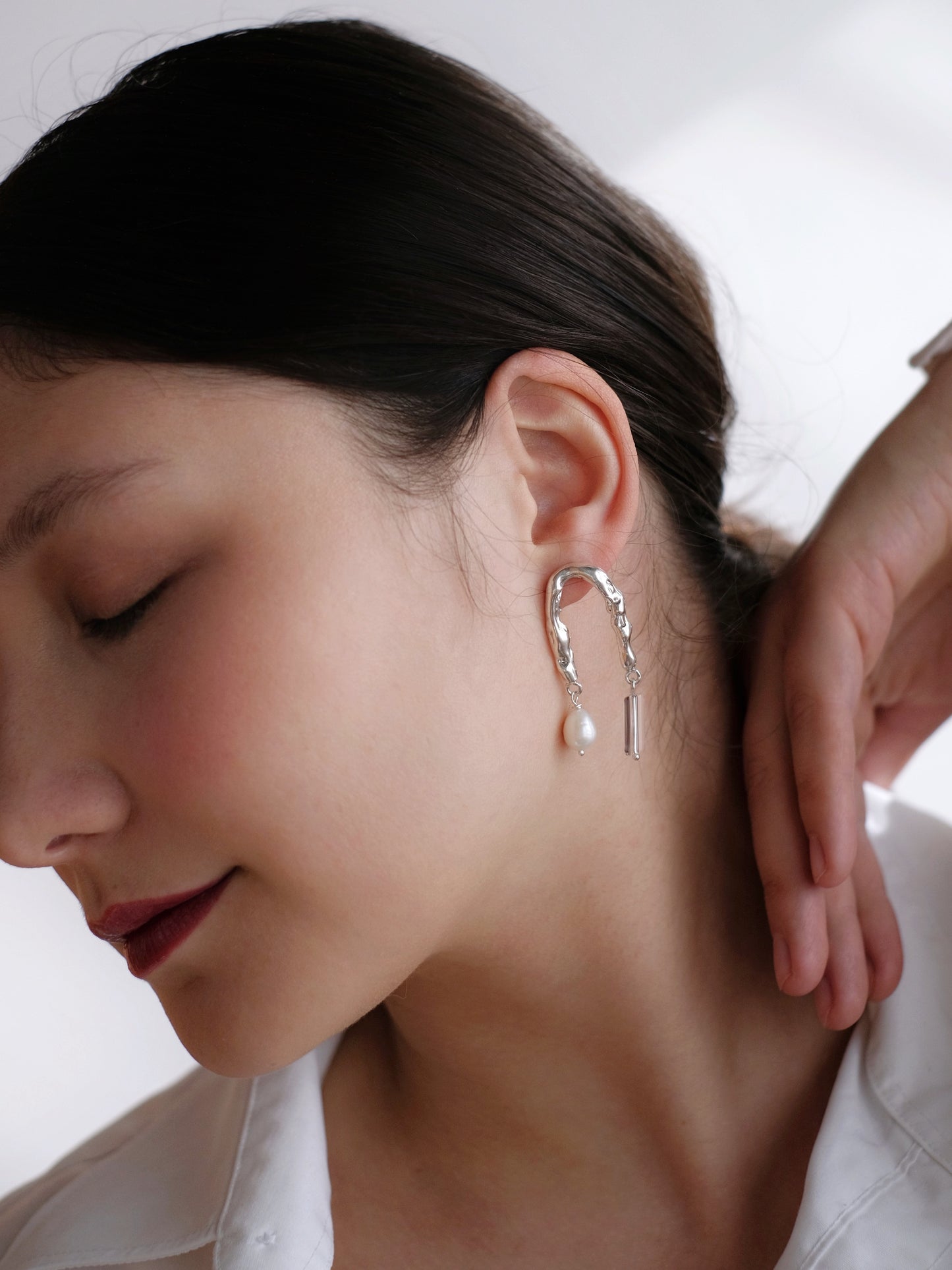 Earrings "Natural arch"