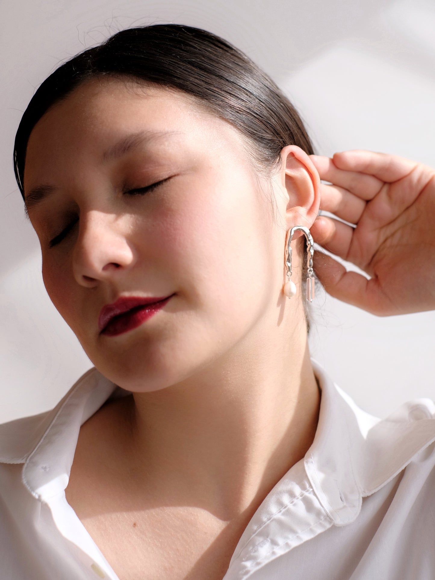 Earrings "Natural arch"