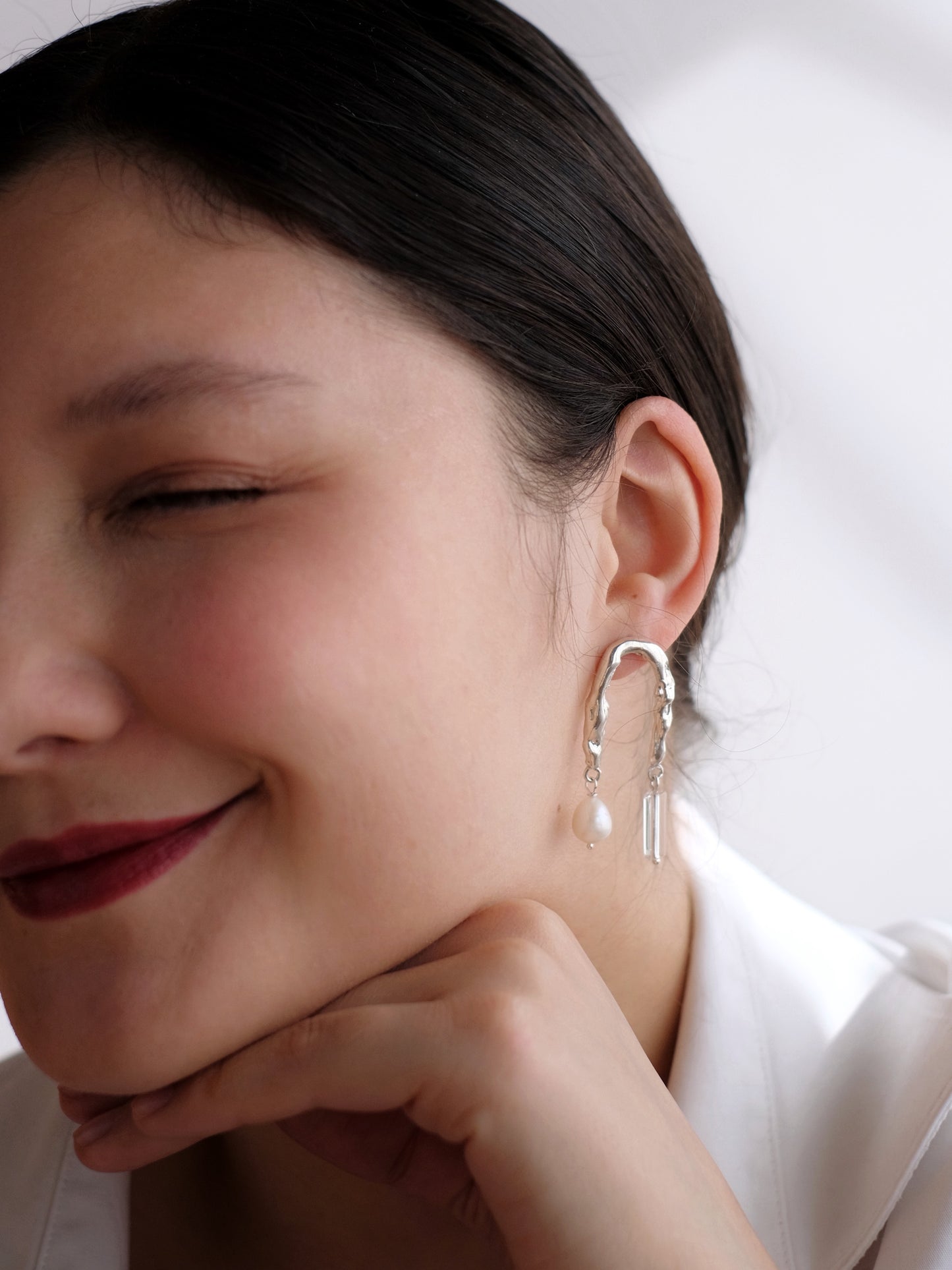 Earrings "Natural arch"