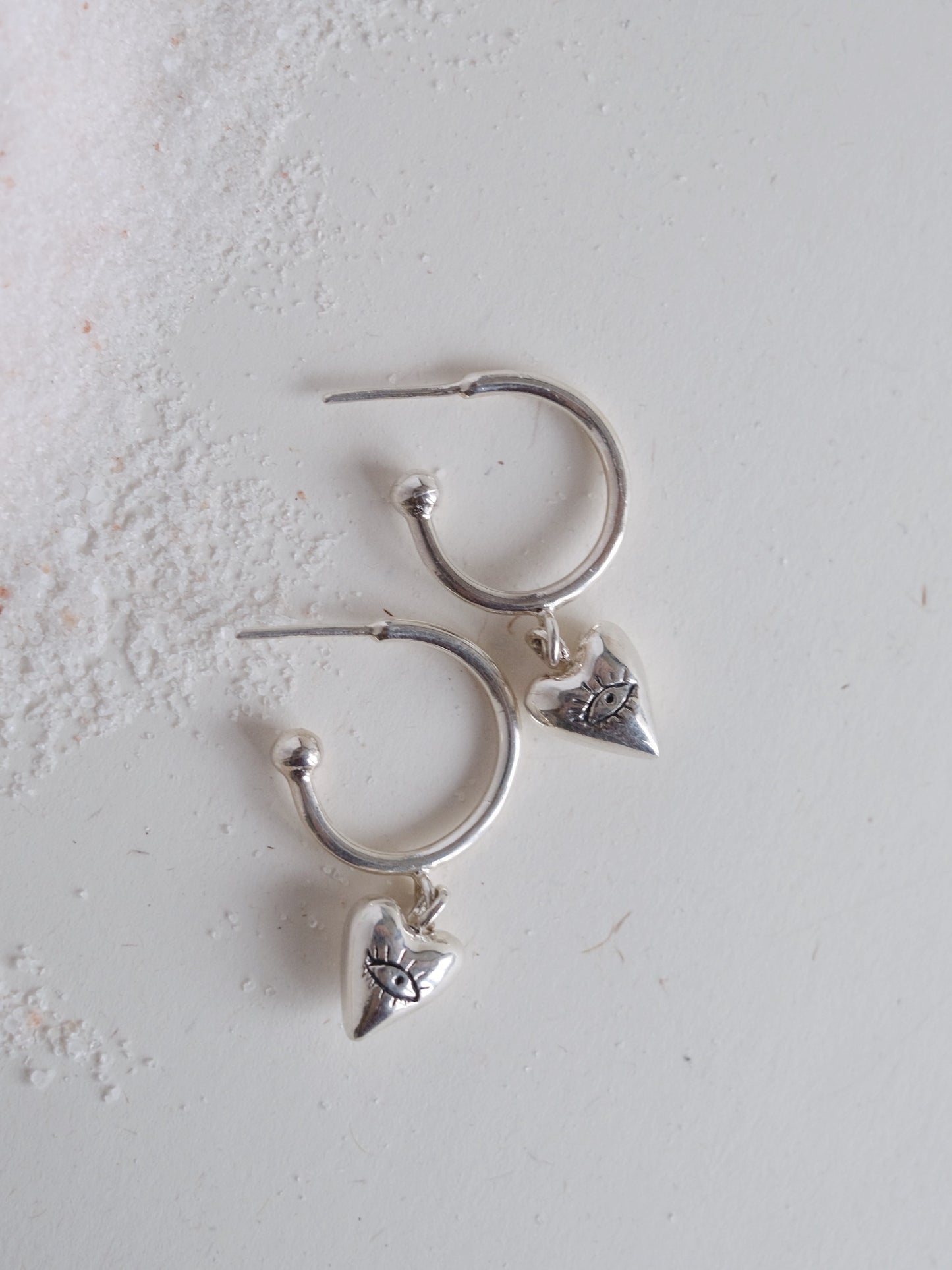 Earrings "Looking hearts"