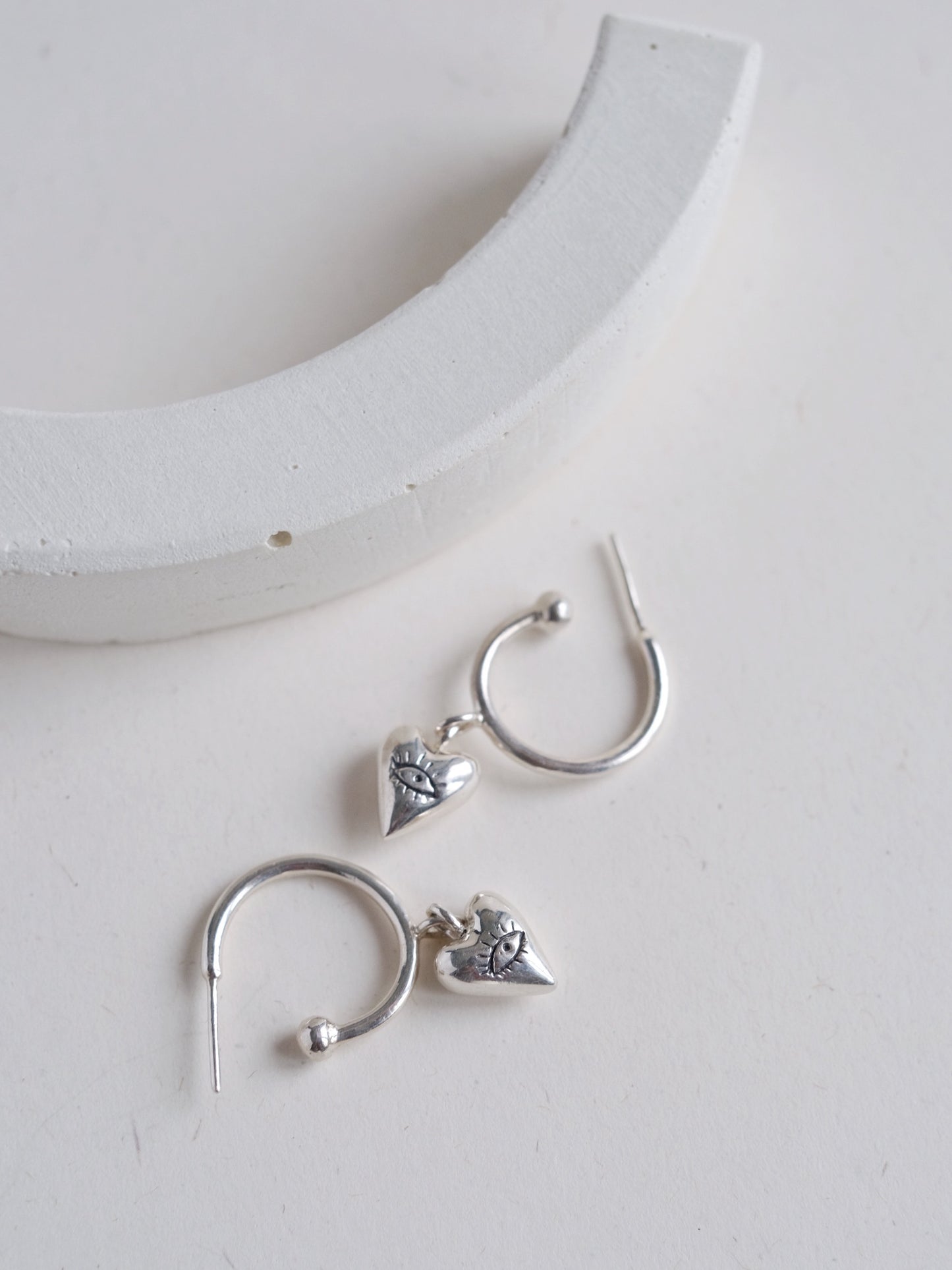 Earrings "Looking hearts"