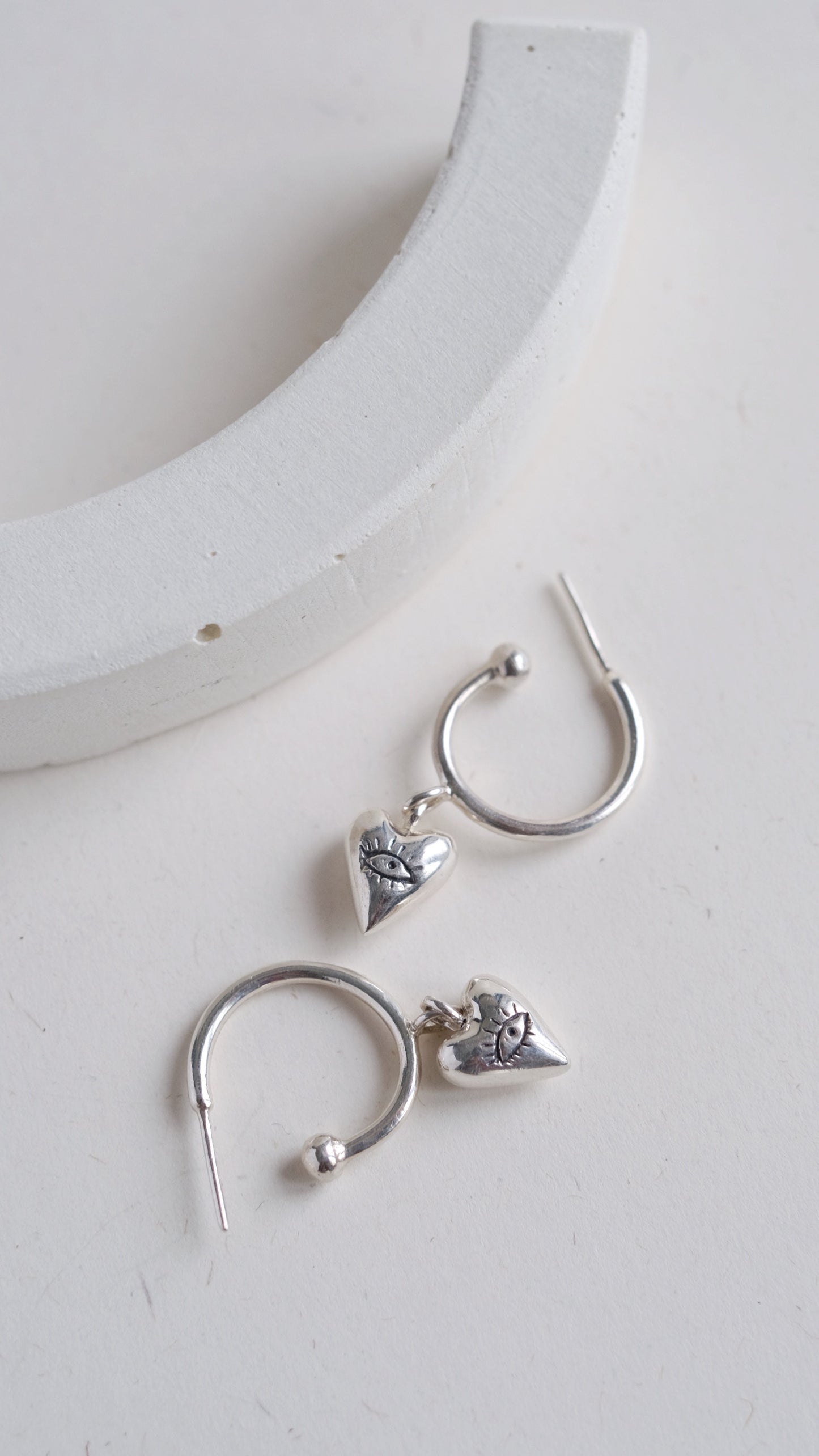 Earrings "Looking hearts"