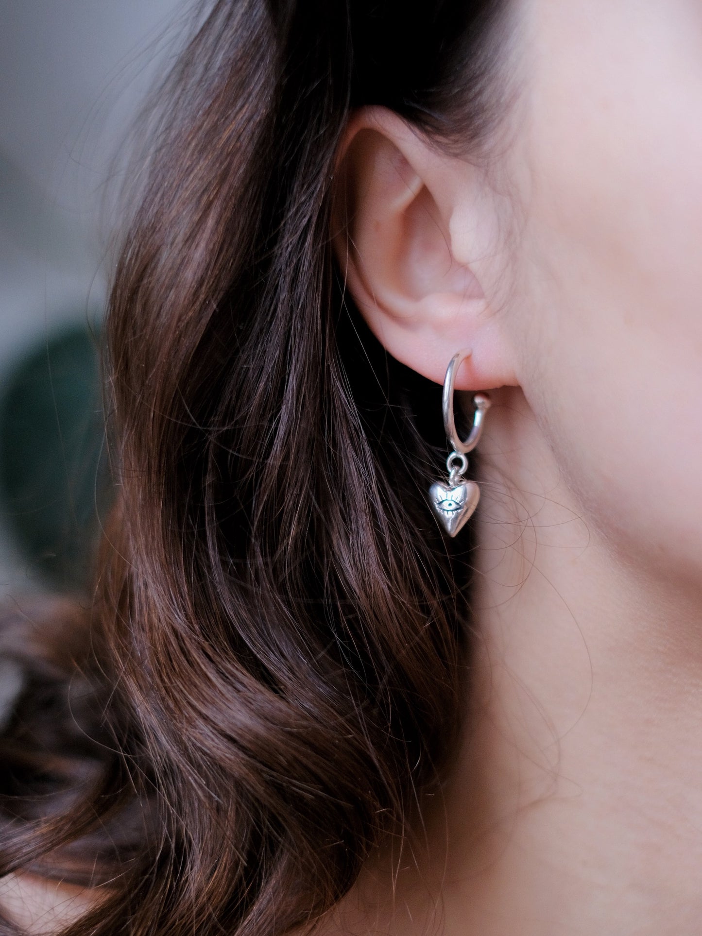 Earrings "Looking hearts"