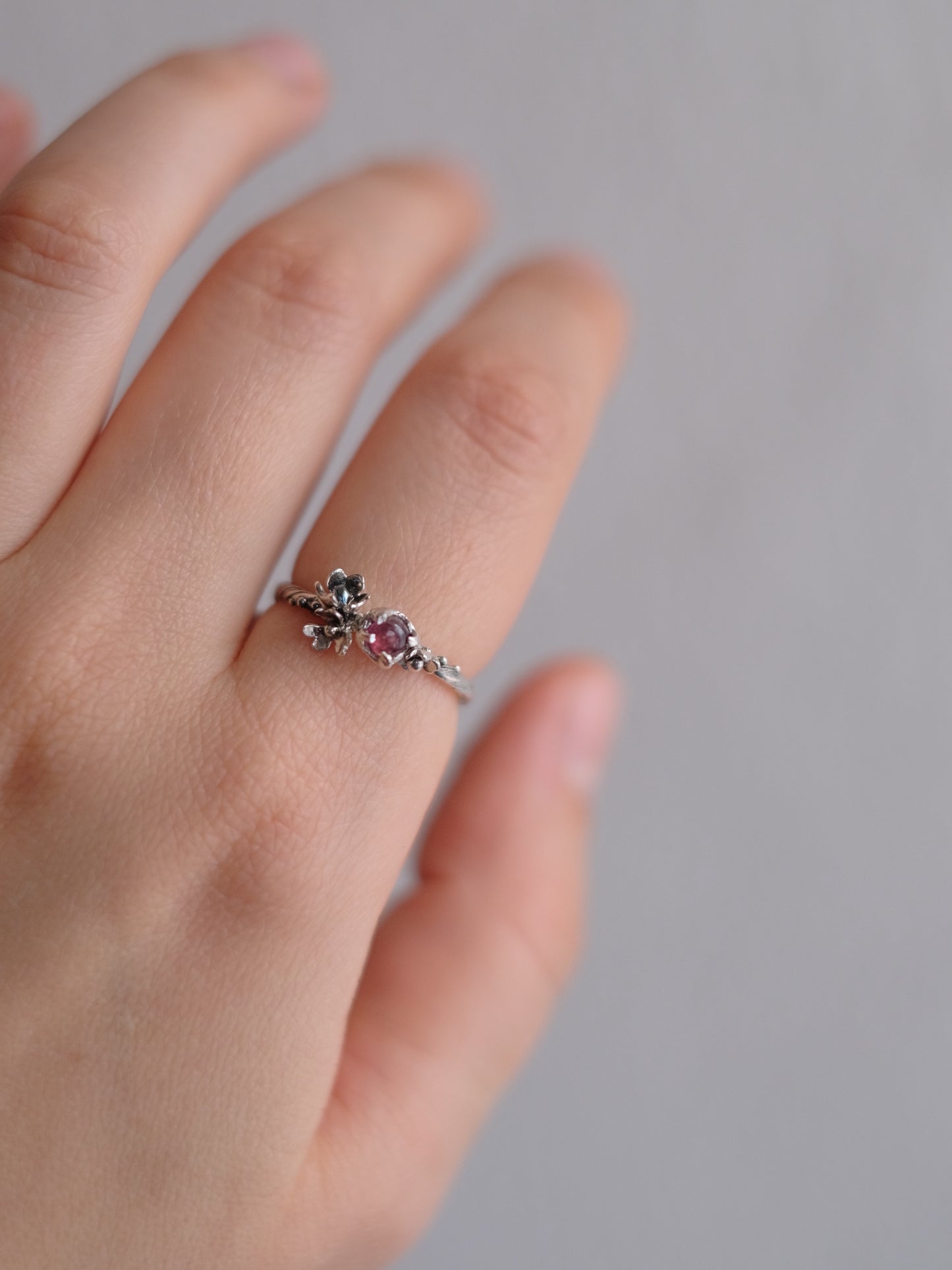 Ring "Tourmaline spring" 18.1 / 17