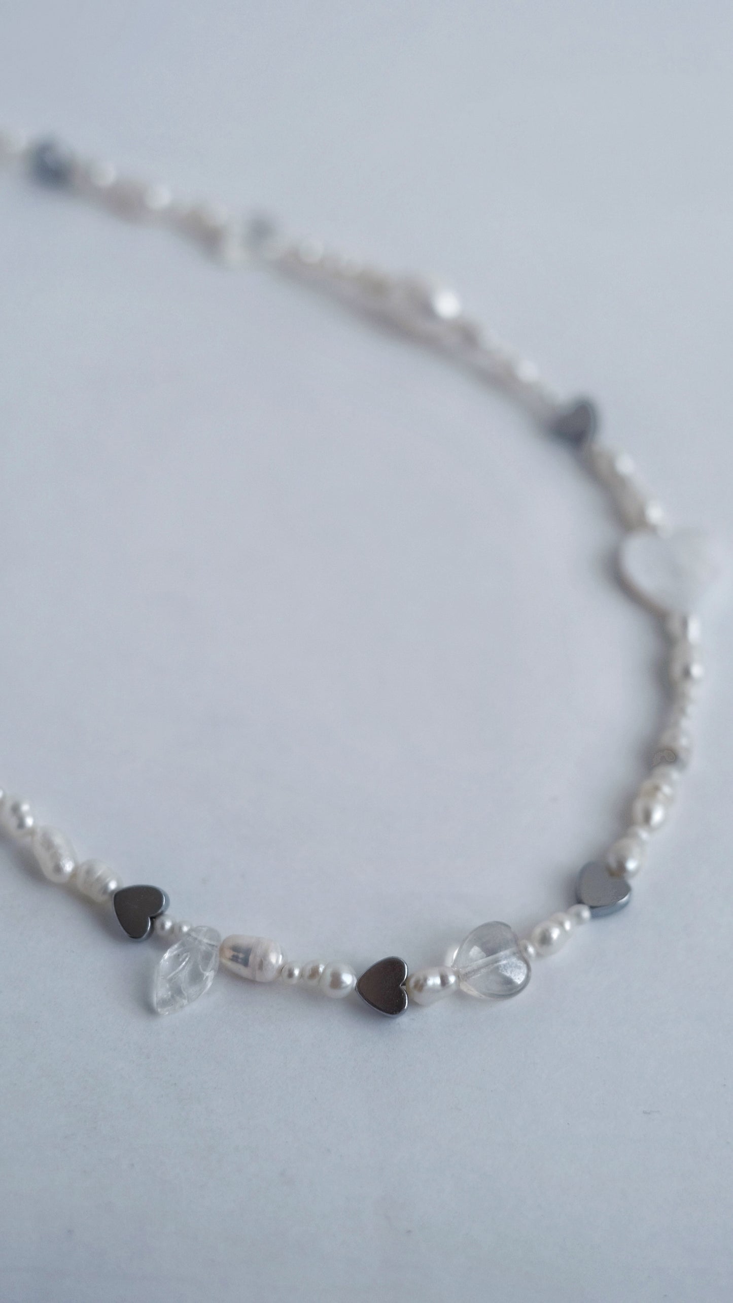 Necklace "Crystal love"