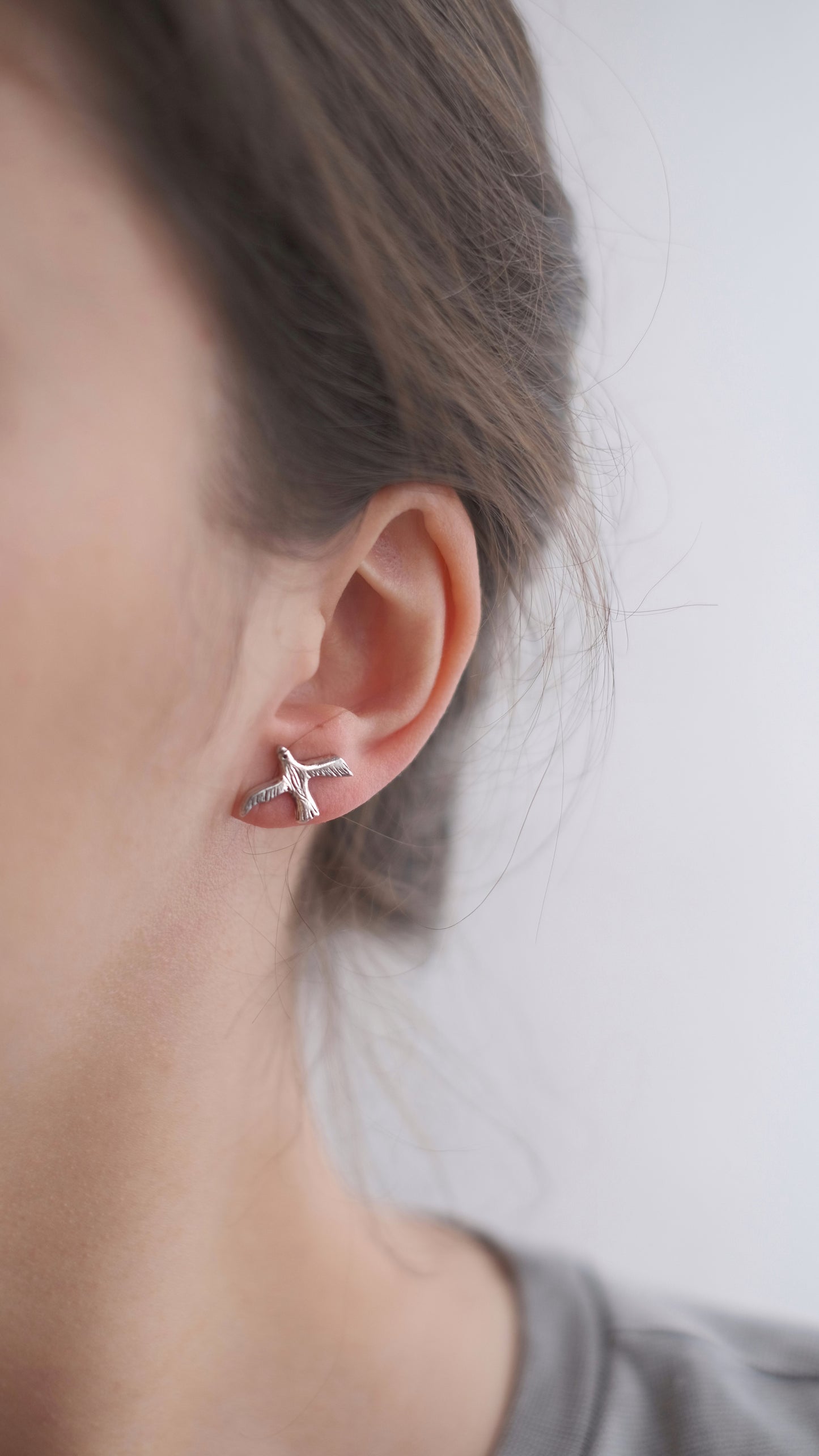 Earrings "Birds of peace"