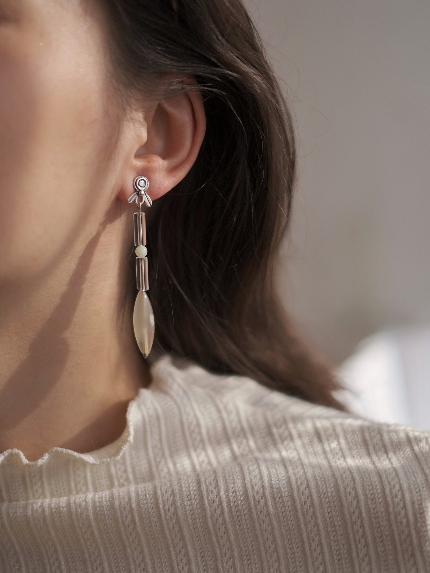 Earrings "Elegant bee"