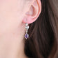 Earrings with Amethyst