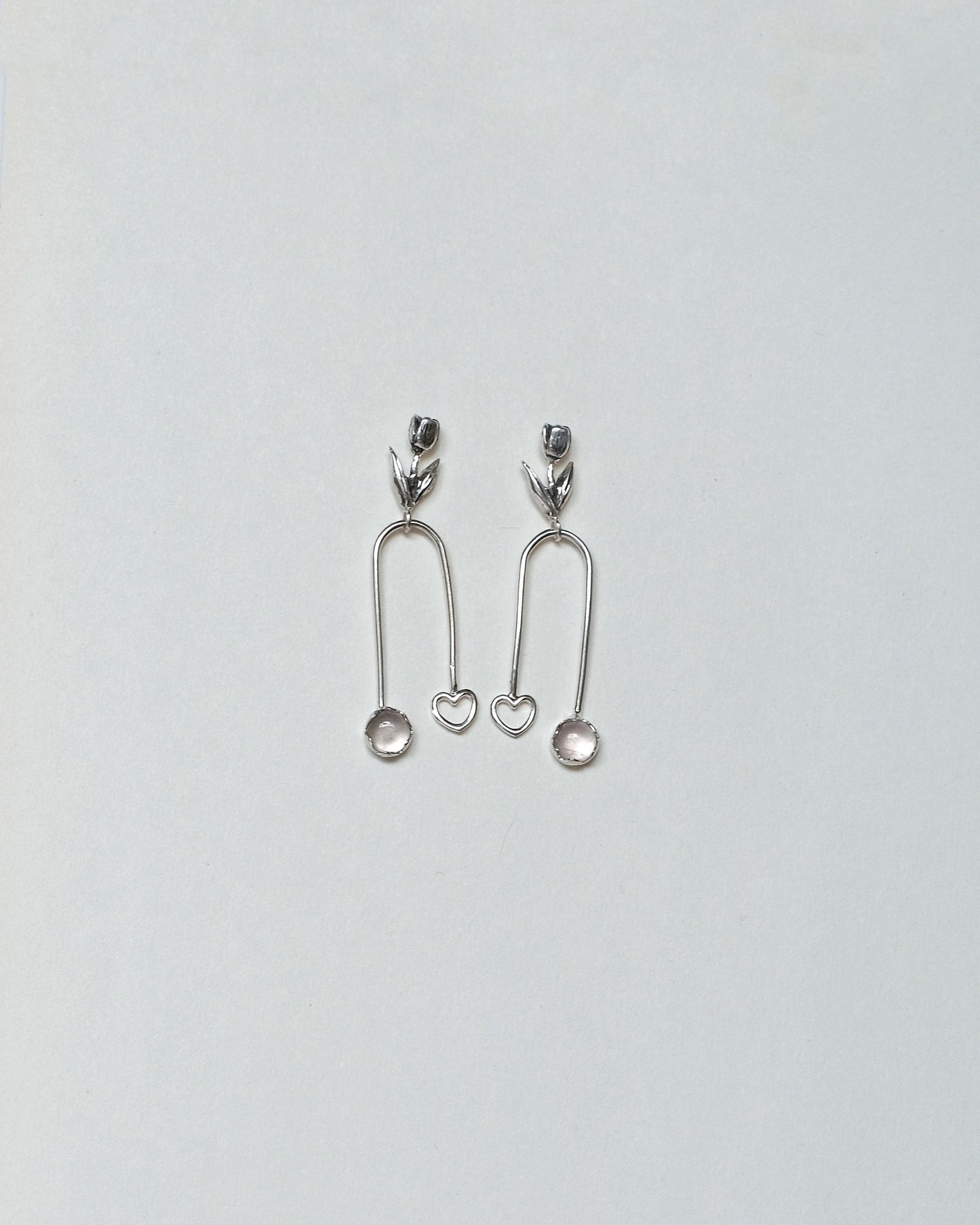 Earrings "Skoro vyshnya bude styhla"