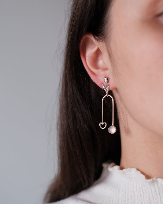 Earrings "Skoro vyshnya bude styhla"