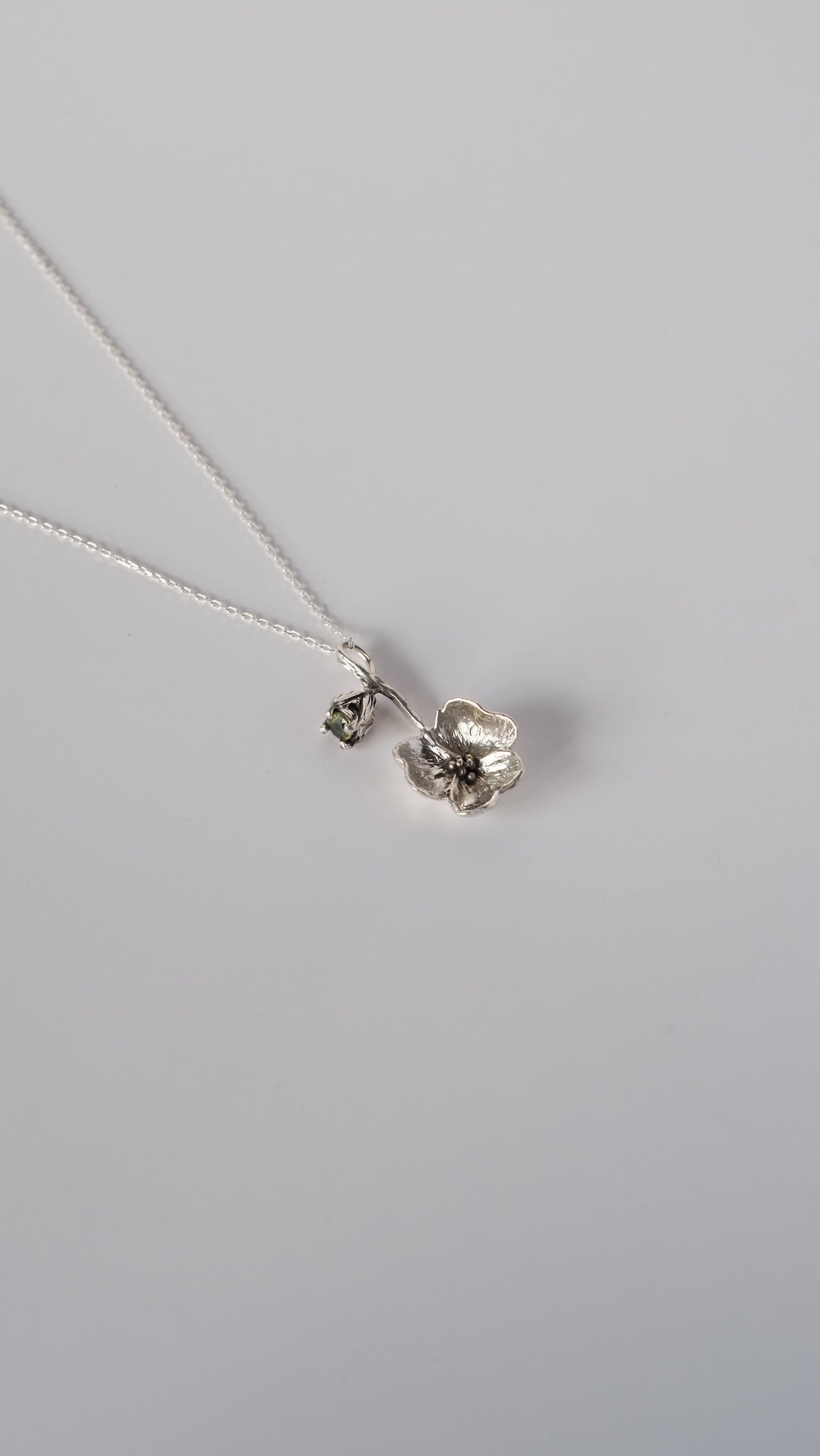 Pendant "Kvitka" - Sterling Silver Flower