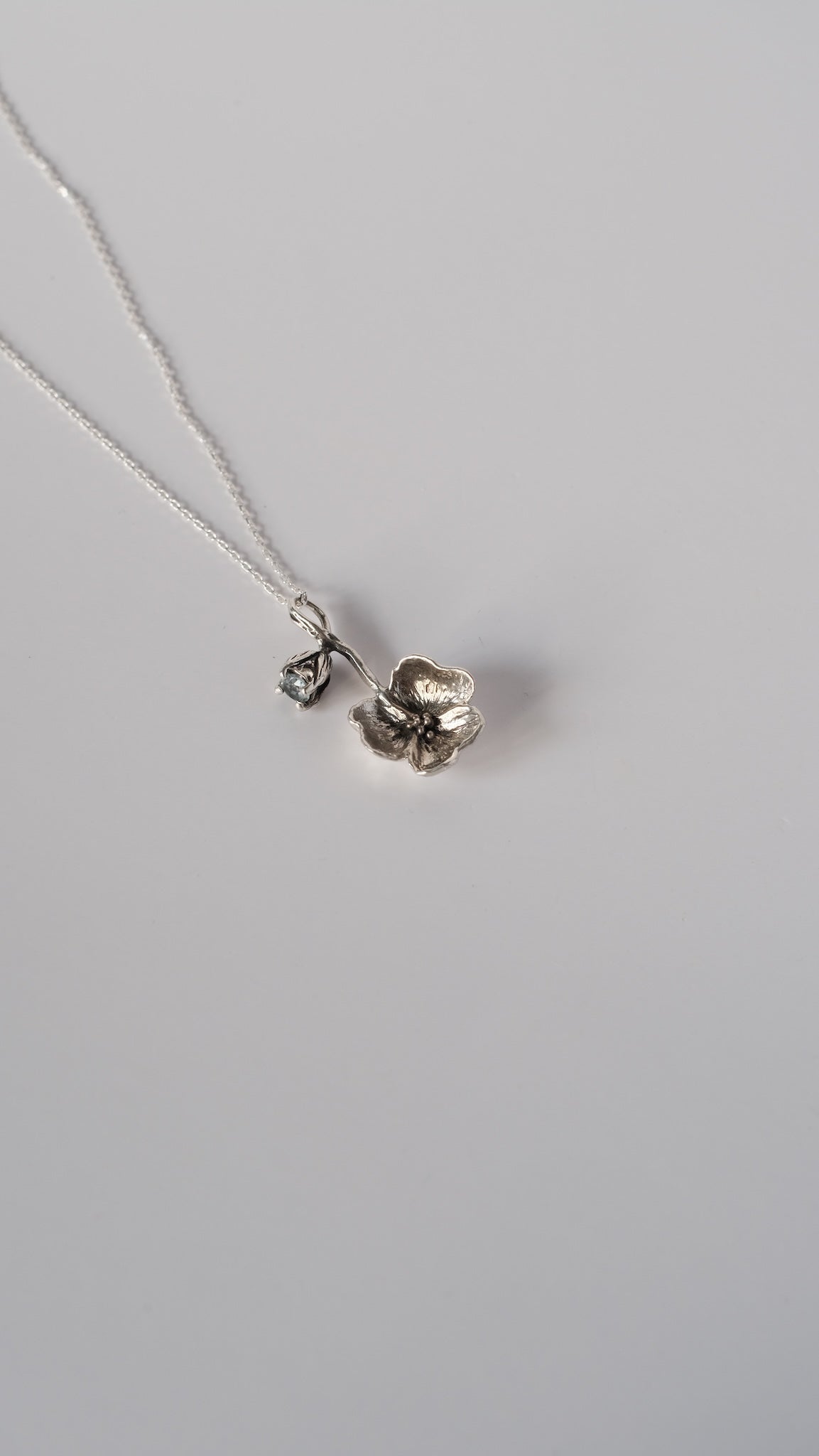 Pendant "Kvitka" - Sterling Silver Flower