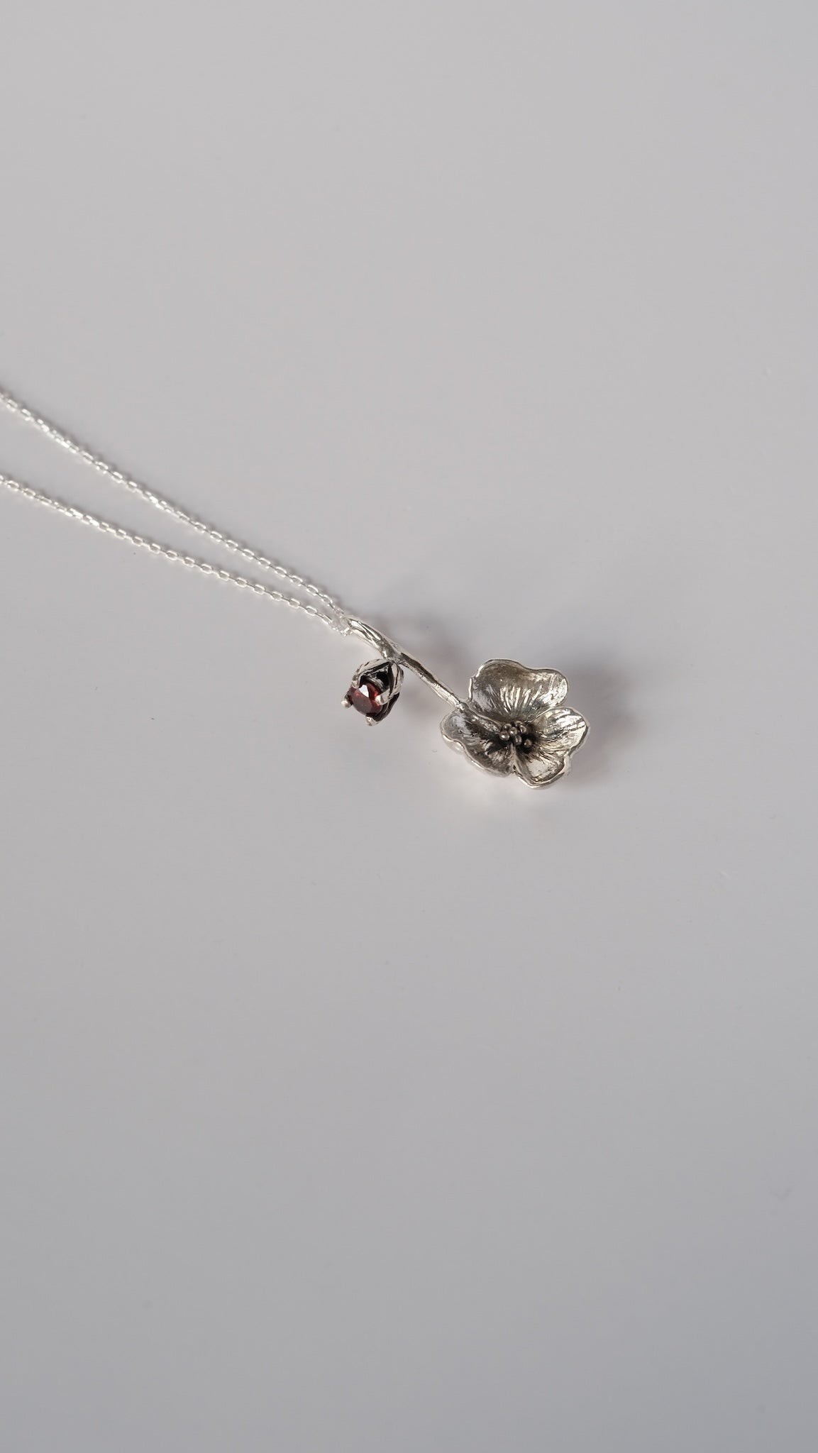 Pendant "Kvitka" - Sterling Silver Flower