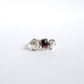 Ring with "Garnet pearl chalcedony"