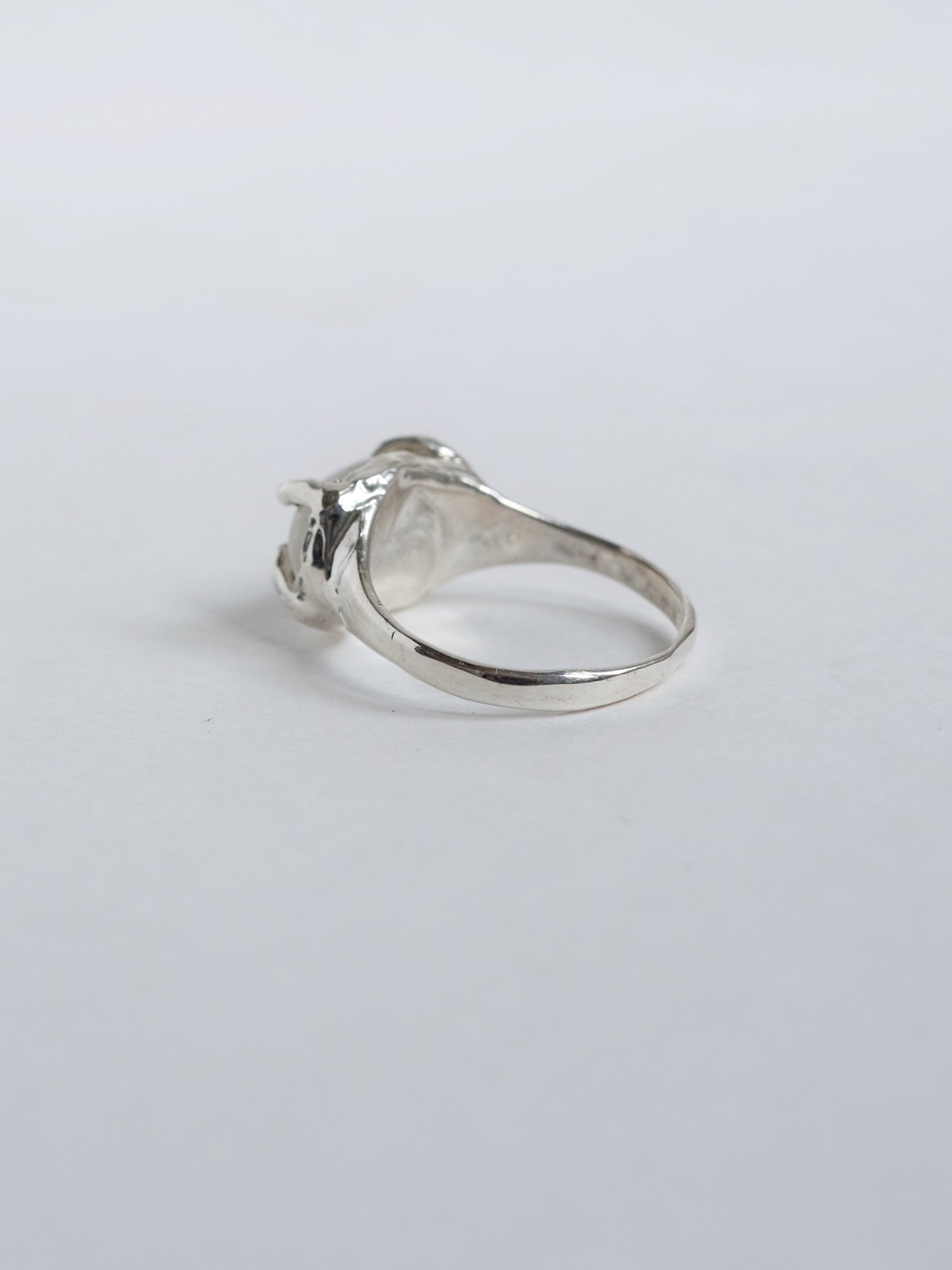 Ring with "Rutile quartz"