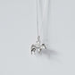 Pendant "Moo-Moo" - Sterling Silver Cow Charm Necklace