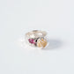 Ring mit Citrin und Turmalin