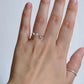 Ring Looking Heart with "Light Topaz"