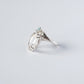 Ring with Large Quartz and Apatite