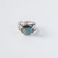 Ring with Large Labradorite