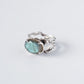 Ring with Large Labradorite