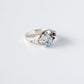 Ring with Topaz and Garnet