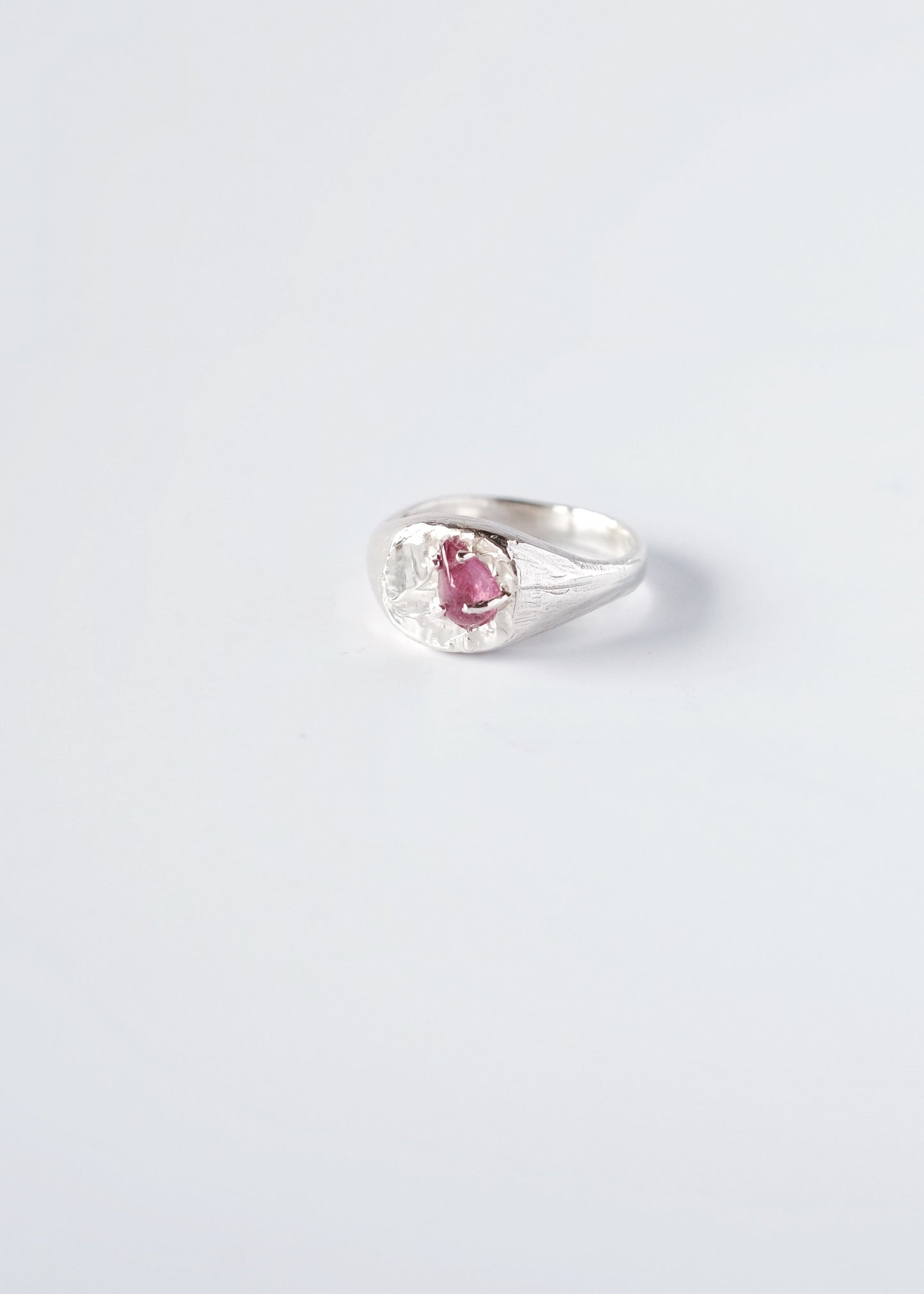 Siegelring mit rosa Turmalin
