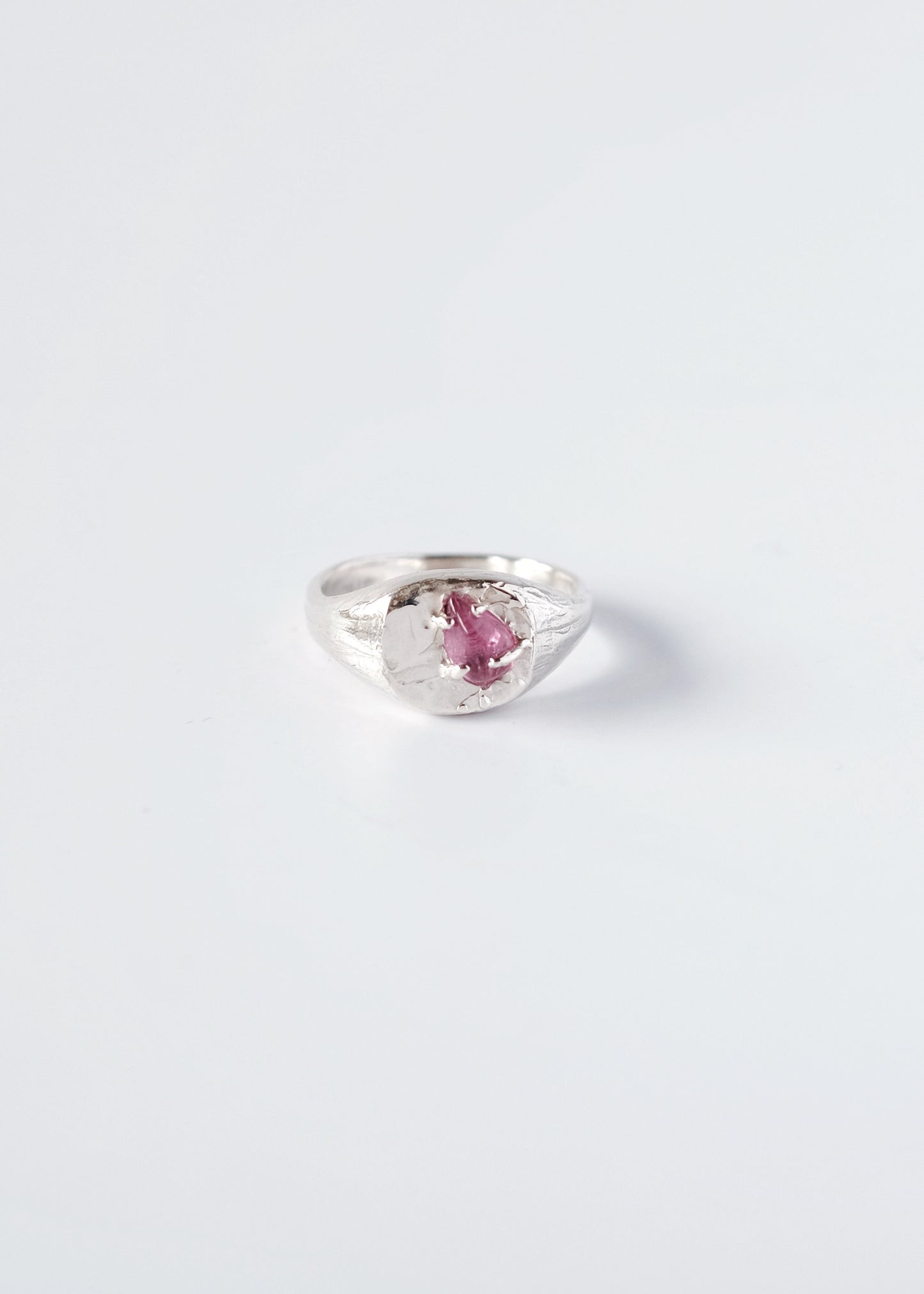 Siegelring mit rosa Turmalin