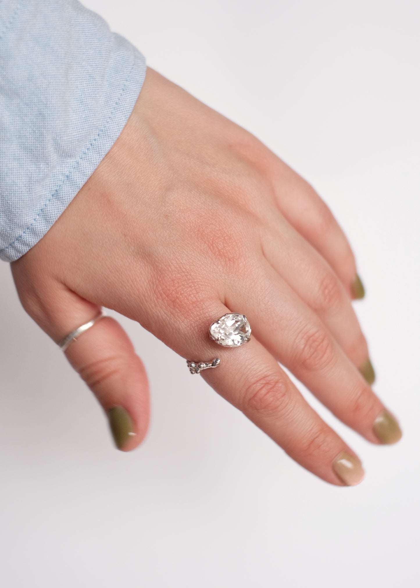Ring with Quartz