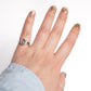 Ring mit Chalzedon und Turmalin