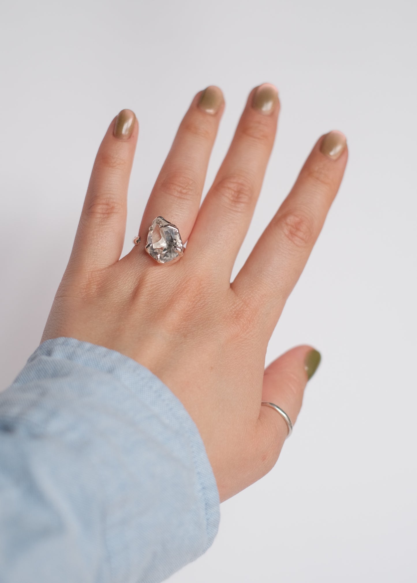 Ring with Quartz