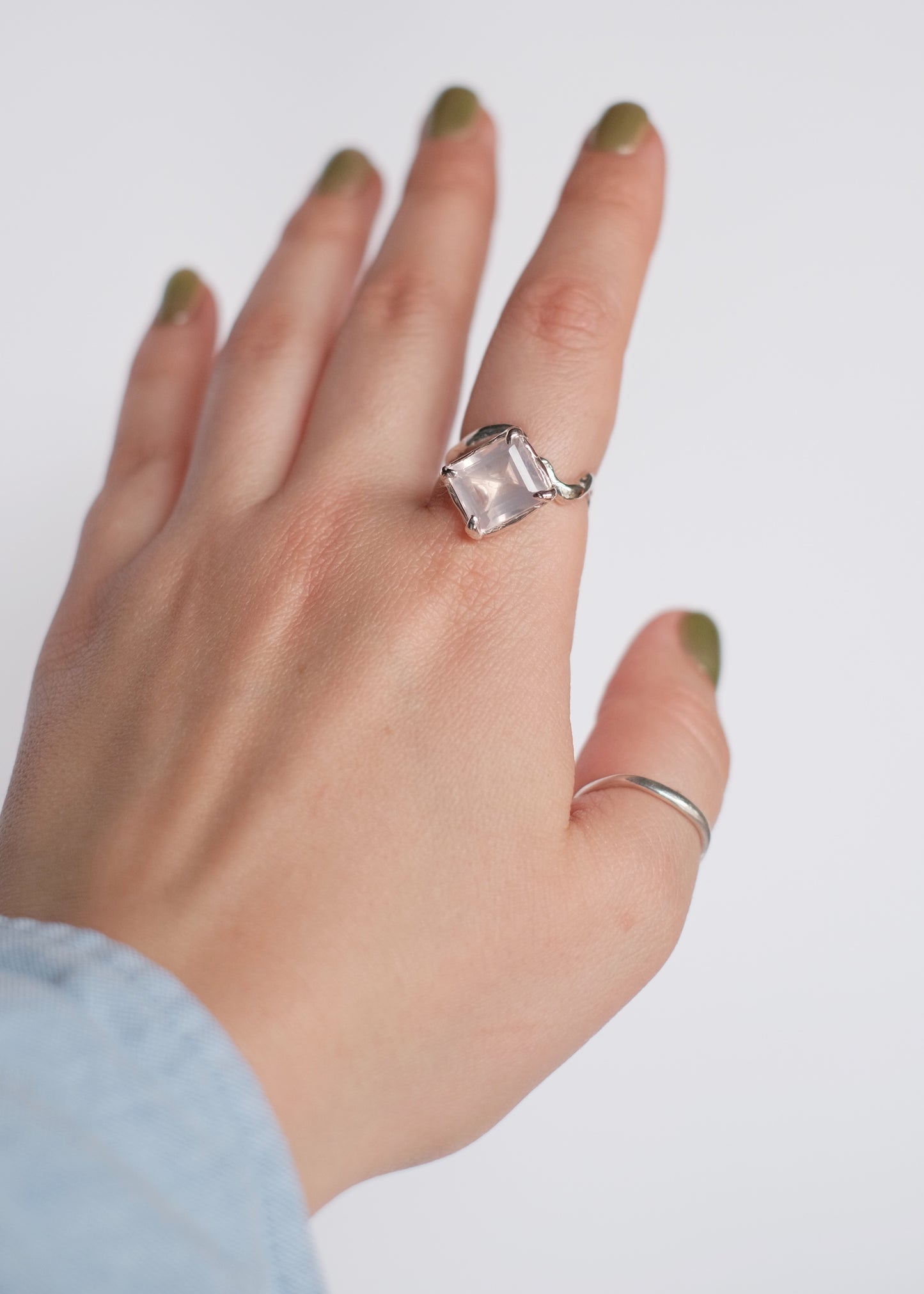 Ring mit Rosenquarz