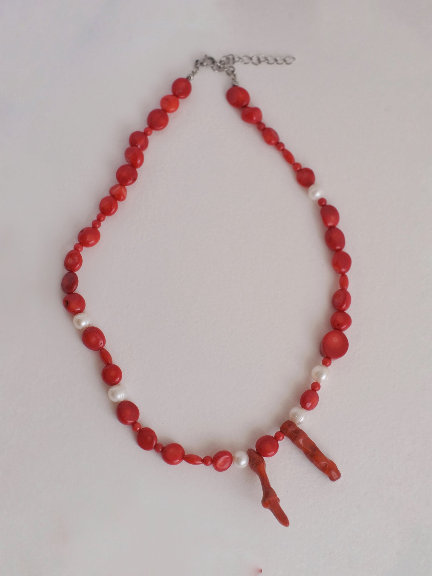 Necklace "Corals choker"